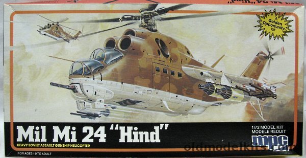 MPC 1/72 Mil Mi-24 Hind A or D - Czechoslovakian Air Force, 1-4409 plastic model kit